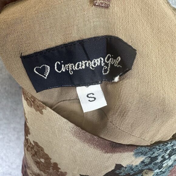 Vintage Floral Mini Short Dress Womens Small Pink Mini Babydoll Slip Sheer Y2K - Picture 11 of 11